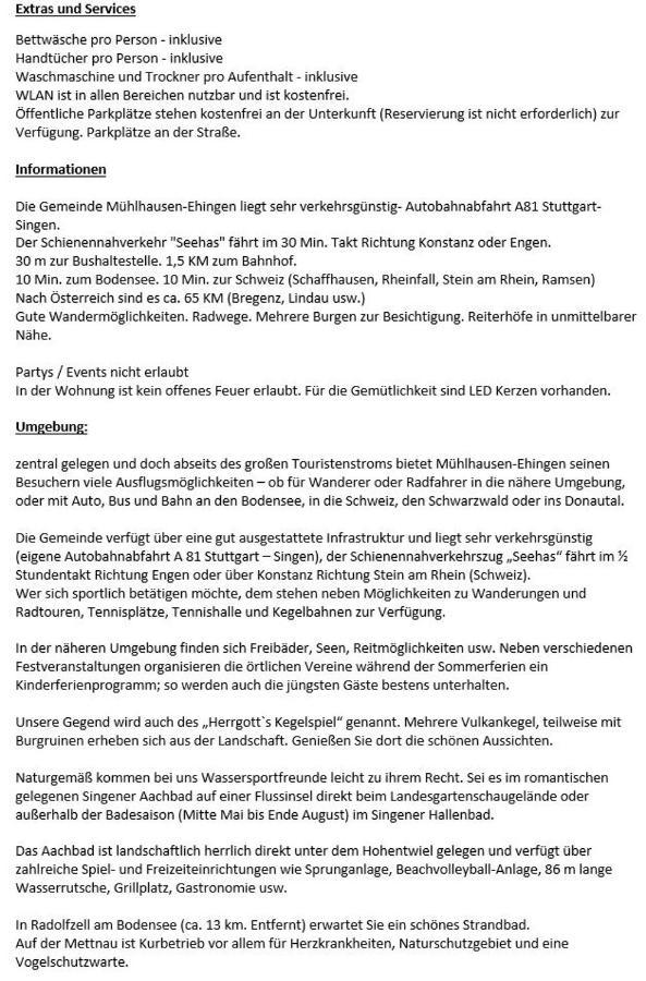 Ferienwohnung Kraehennest In Den Hegaubergen - Naehe Bodensee Muhlhausen-Ehingen Екстериор снимка